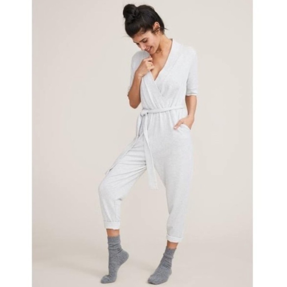Hatch nurse to errands grey soft jumpsuit